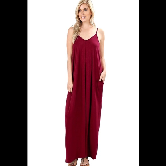 ð¥SOLD OUT!!ð¥Plus Size Camisol Maxi Dress - Picture 5 of 8